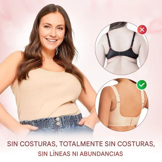 Sujetador Conforté® Antiflacidez: Eleva el busto sin aros.