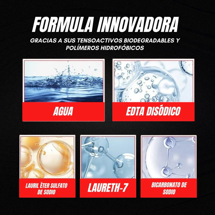 Windry® Cepillo para Parabrisas + Shampoo quita grasa GRATIS